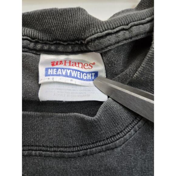 Grateful Dead T Shirt Hanes Heavyweight PLAY DEAD 1999 BLACK Fader Medium - Picture 5 of 13